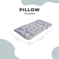 Bild in Galerie-Betrachter laden, Enjoy The Wood Gray Cat Sleeping Pillow Dedicated Soft Feline Zone by Enjoy The Wood
