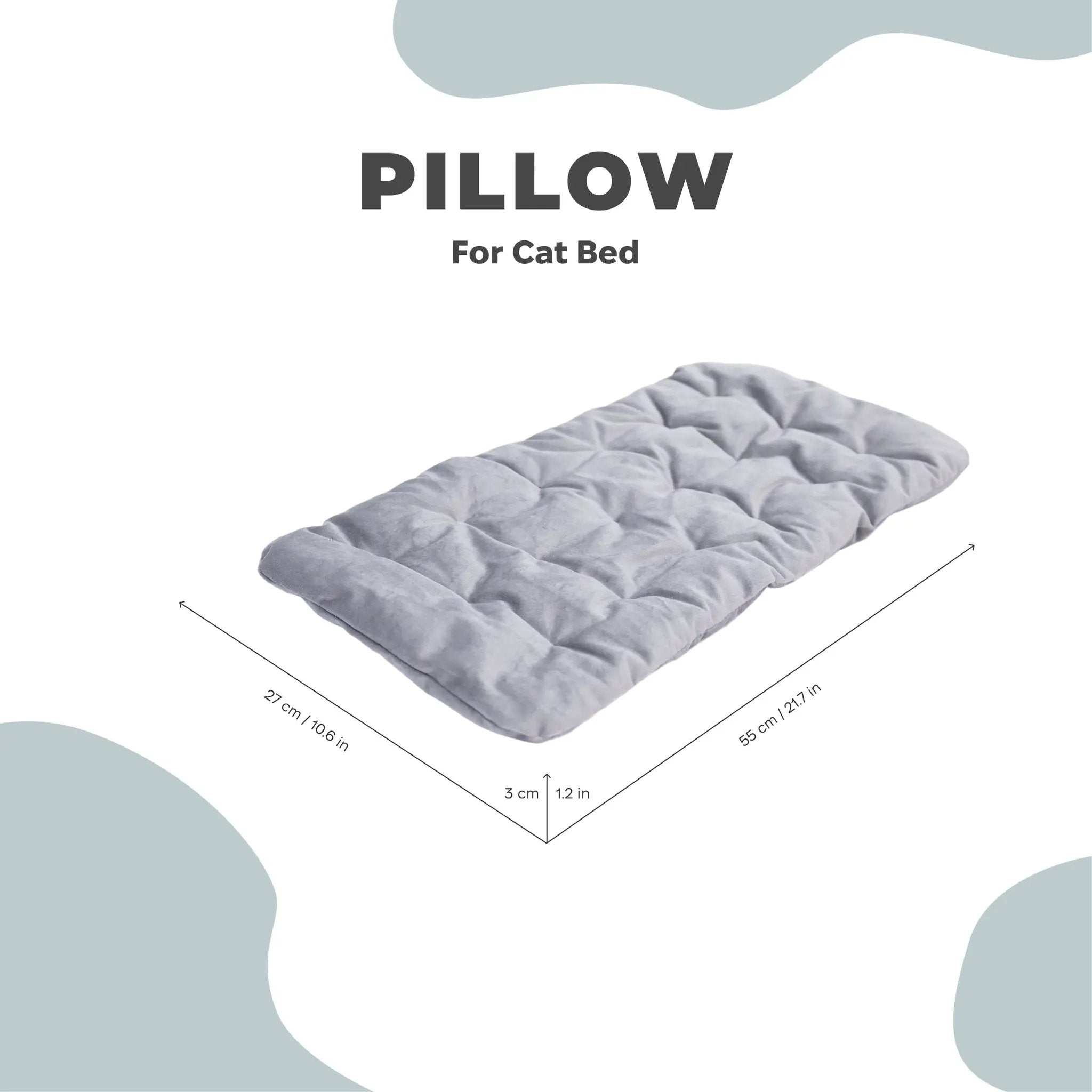 Enjoy The Wood Gray Cat Sleeping Pillow Dedicated Soft Feline Zone by Enjoy The Wood