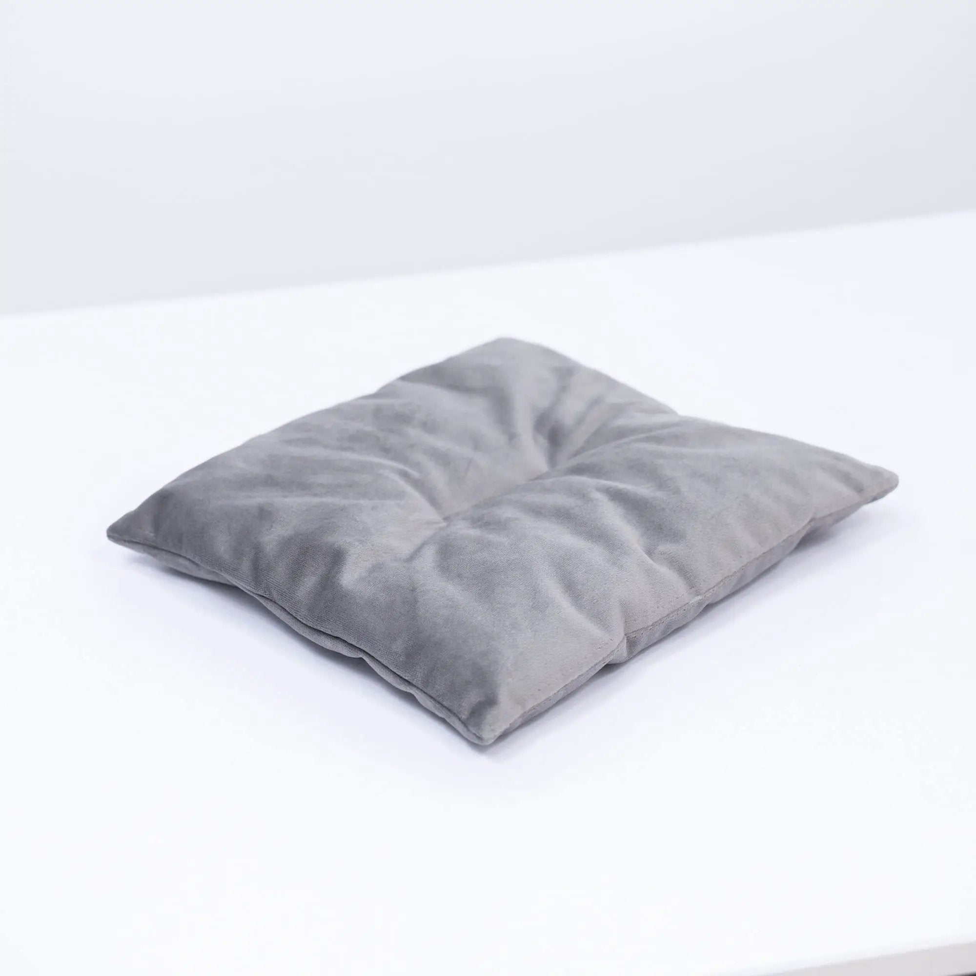 FelineComfort Gray Cat Cushion Pillow Fits Hexagon Shelves With Secure Nesting Padding For Wood Structures And Surfaces by Enjoy The Wood