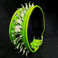 Carica l'immagine nel visualizzatore della galleria, 'Predator'' collar in Green - Pet Collars & Harnesses from Bestia Dog Gear
