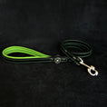 Load image into Gallery viewer, Bestia Dog Gear Bijou Harness Black And Green Handmade Luxury Design by Bestia Dog Gear
