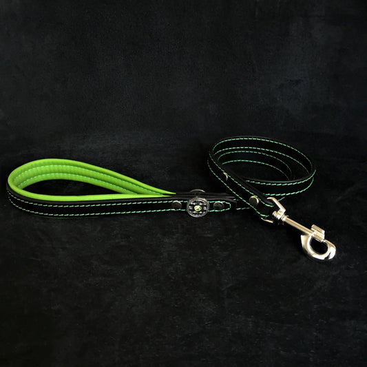 Bestia Dog Gear Bijou Harness Black And Green Handmade Luxury Design by Bestia Dog Gear