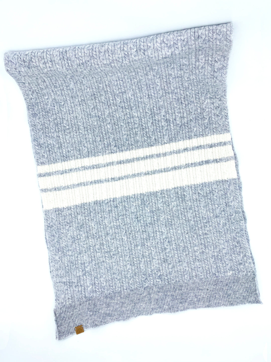 Bespoke Paws Cashmere Blend Pet &amp; Owner Scarf Set, Heather Grey