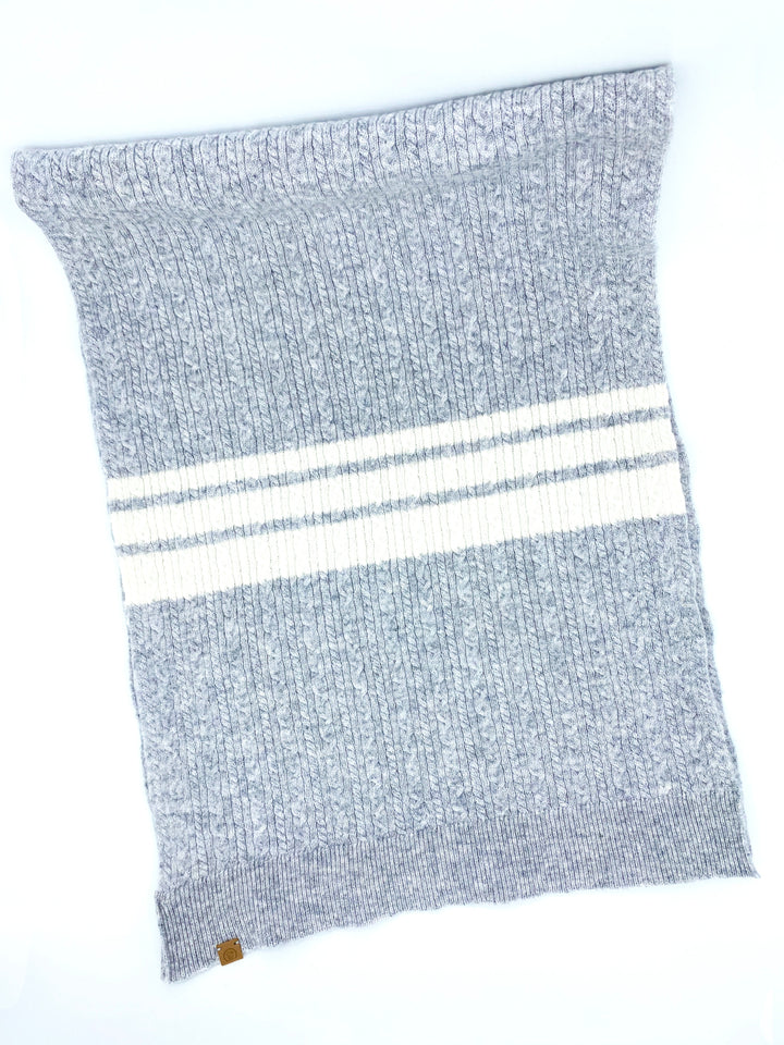 Bespoke Paws Cashmere Blend Pet &amp; Owner Scarf Set, Heather Grey