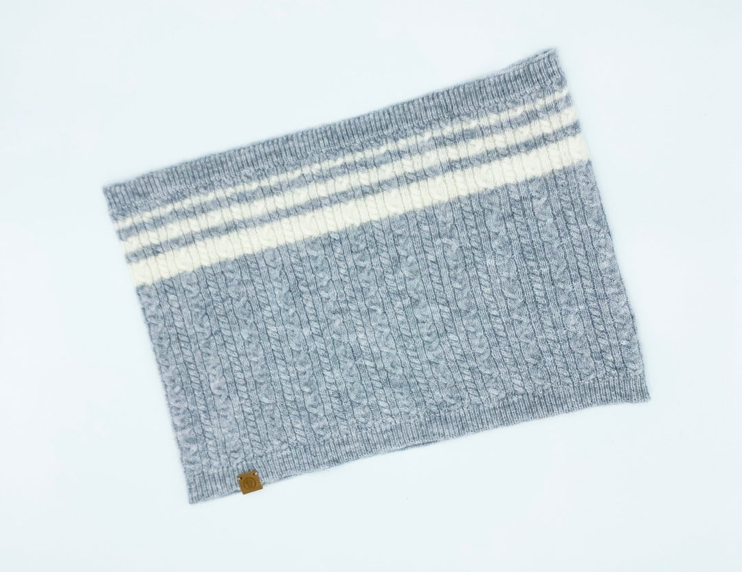 Bespoke Paws Cashmere Blend Pet &amp; Owner Scarf Set, Heather Grey