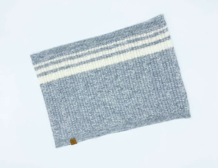 Bespoke Paws Cashmere Blend Pet &amp; Owner Scarf Set, Heather Grey