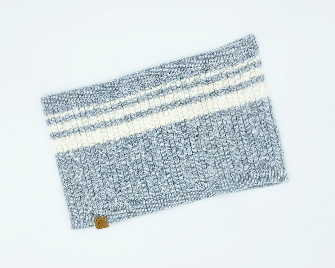 Bespoke Paws Cashmere Blend Pet &amp; Owner Scarf Set, Heather Grey