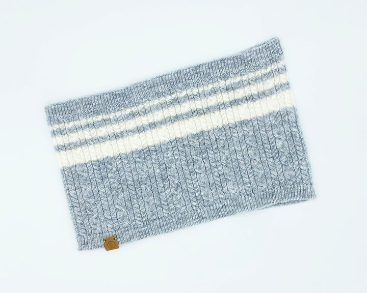 Bespoke Paws Cashmere Blend Pet &amp; Owner Scarf Set, Heather Grey