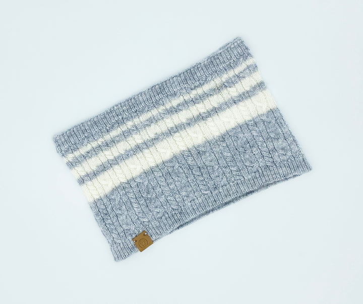 Bespoke Paws Cashmere Blend Pet &amp; Owner Scarf Set, Heather Grey