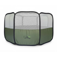 Load image into Gallery viewer, Hen Pen Starter Pop-Up Chick Brooder by My Pet Chicken, green with mesh panels.

