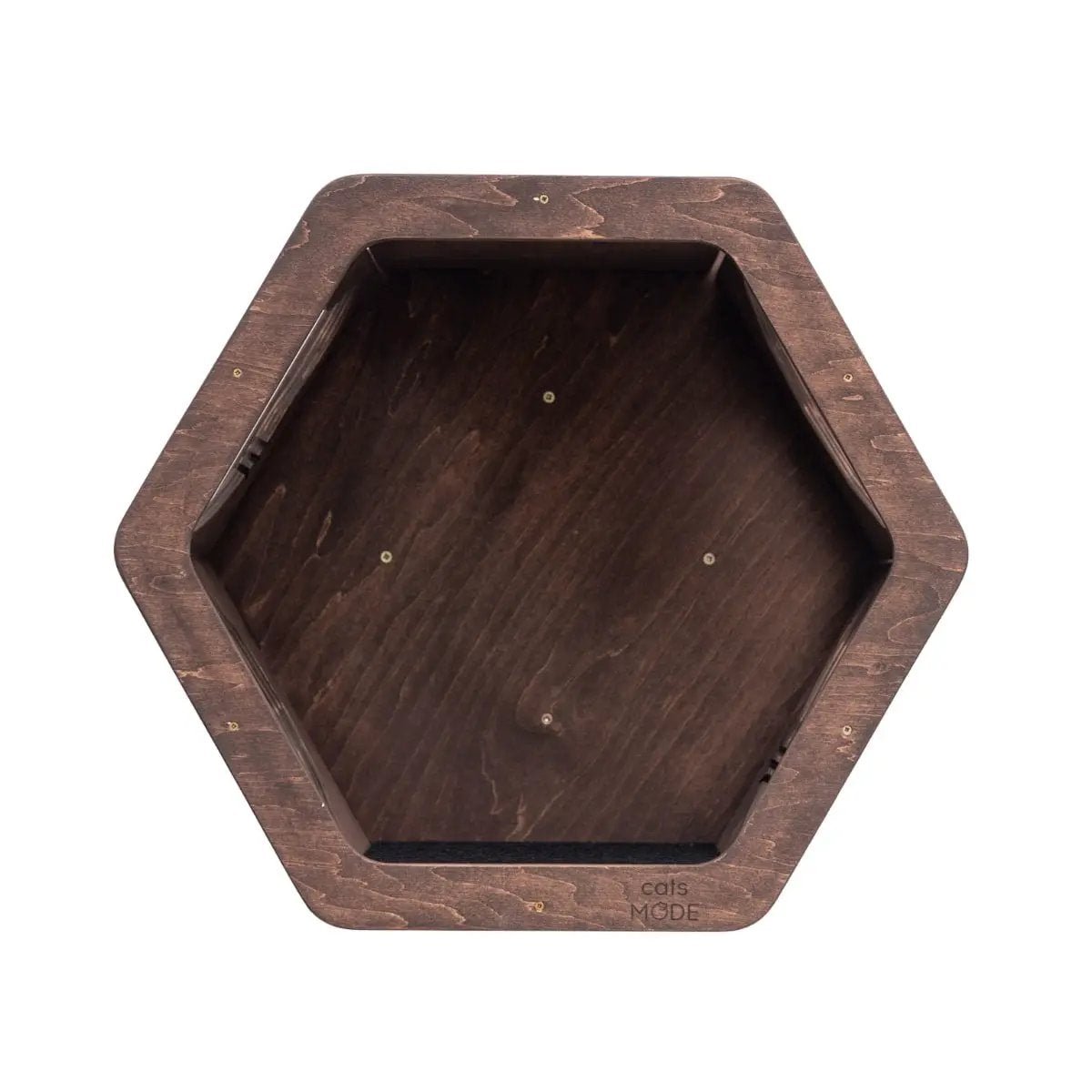 Luxury Dark Walnut Hexagon Cat Wall Shelves Climbing Kit For Home by Enjoy The Wood