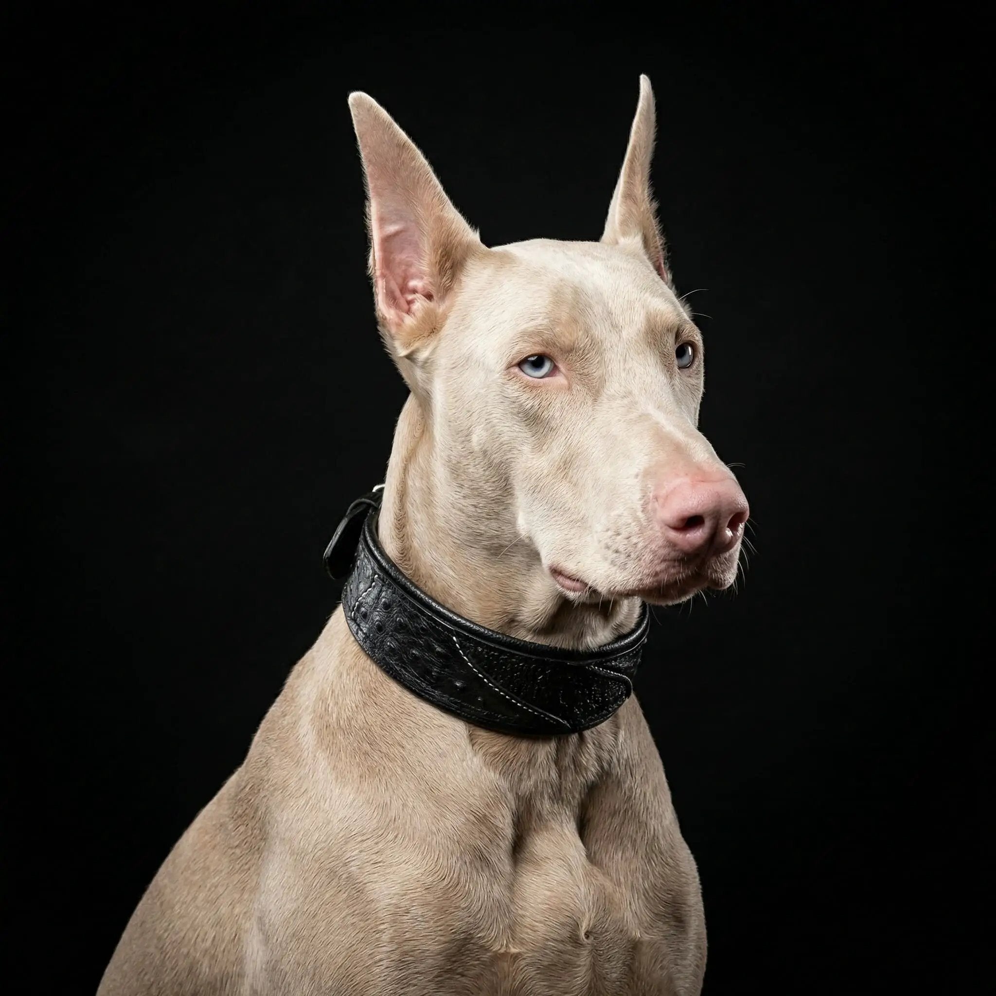 The "Korona" collar BLACK EDITION - Pet Collars & Harnesses from Bestia Dog Gear
