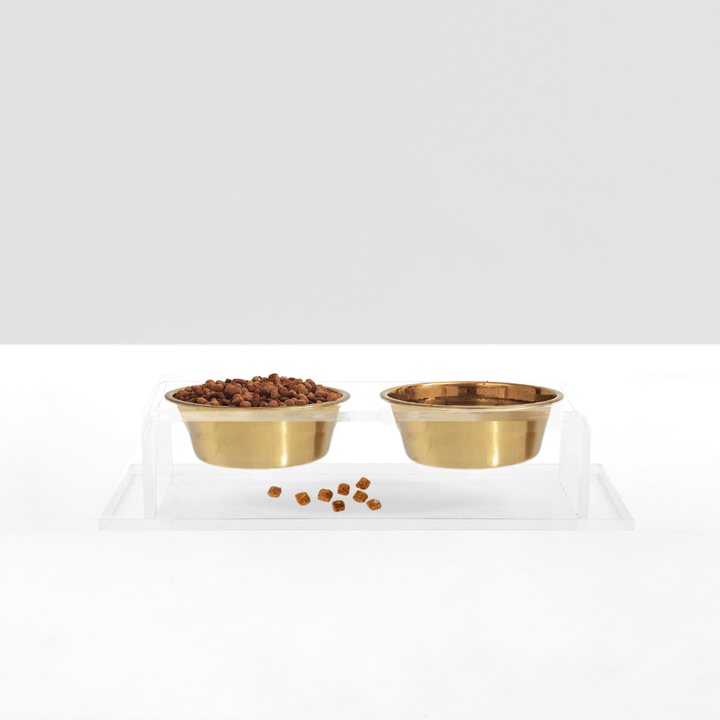 Hiddin Clear Acrylic Feeder Overflow Tray