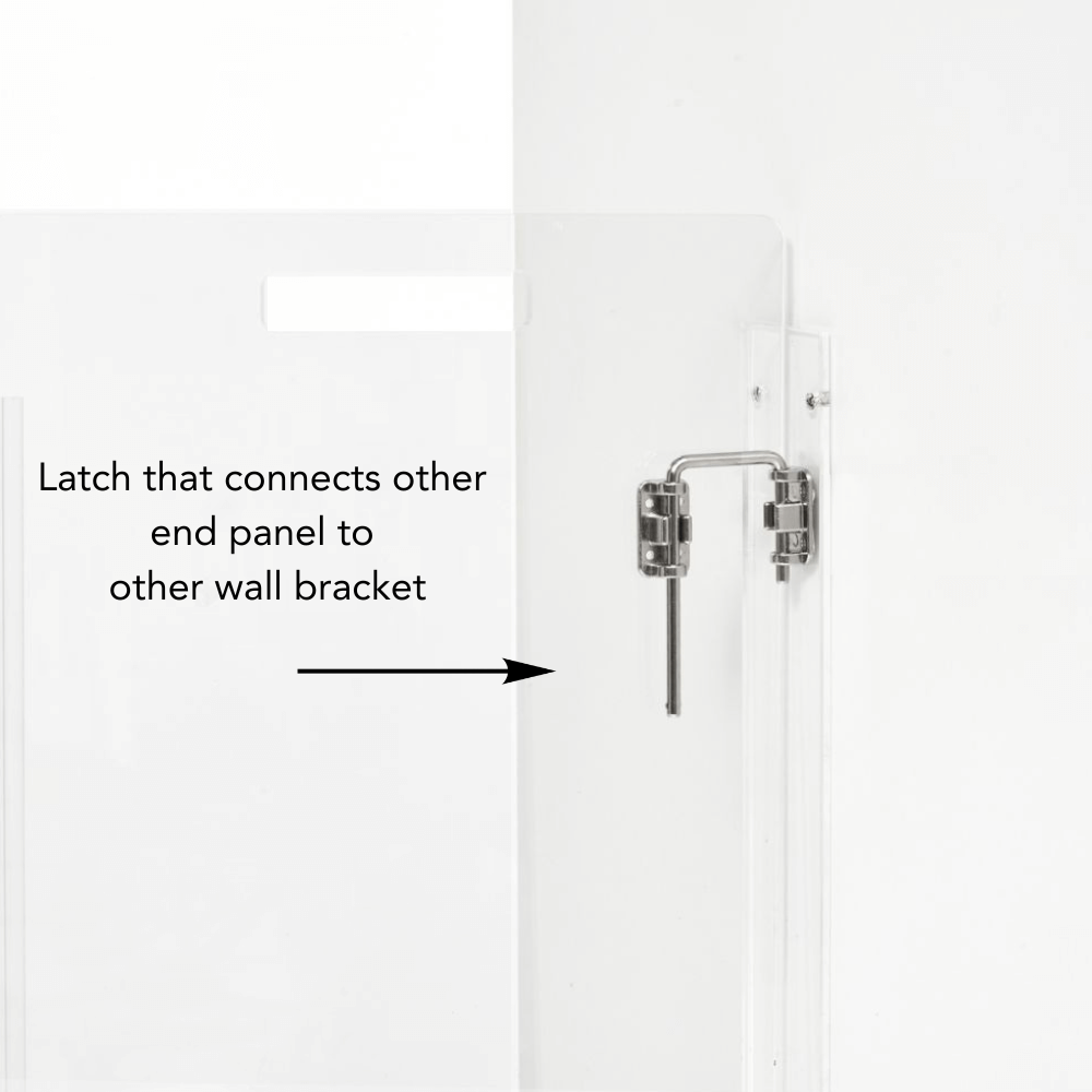 Hiddin Zig Zag Gate Wall Mount Kit