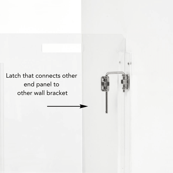 Hiddin Zig Zag Gate Wall Mount Kit