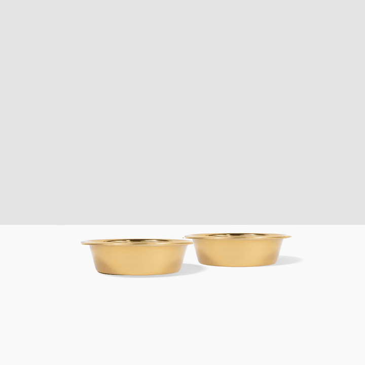 Hiddin Stainless Steel Pet Bowls – Set of 2