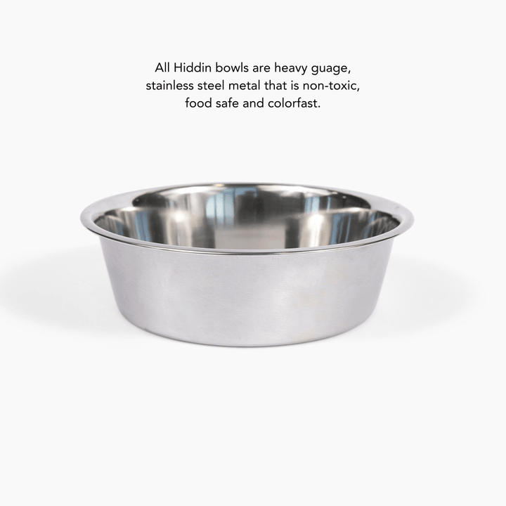 Hiddin Stainless Steel Pet Bowls – Set of 2
