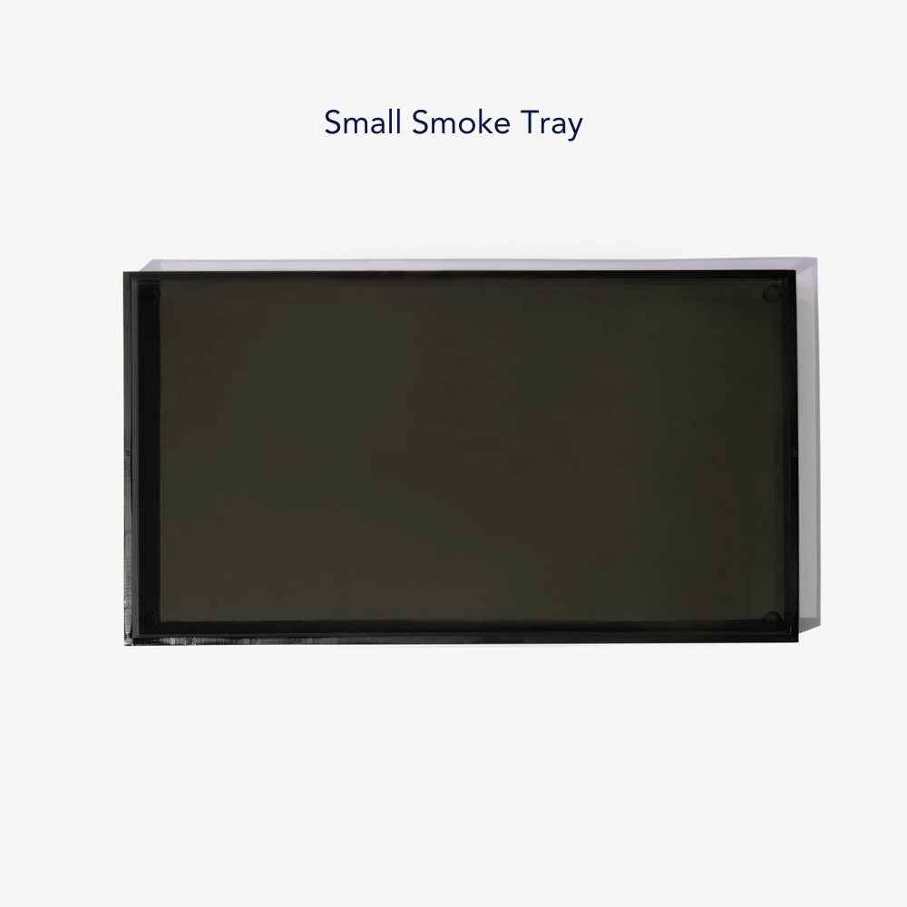Hiddin Smoke Grey Acrylic Feeder Overflow Tray