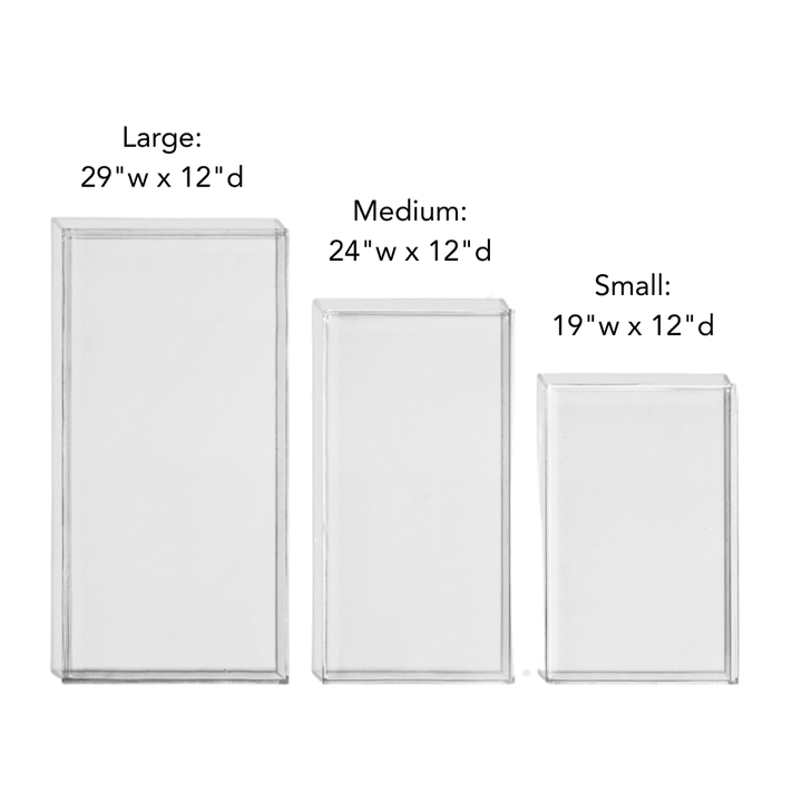 Hiddin Clear Acrylic Feeder Overflow Tray