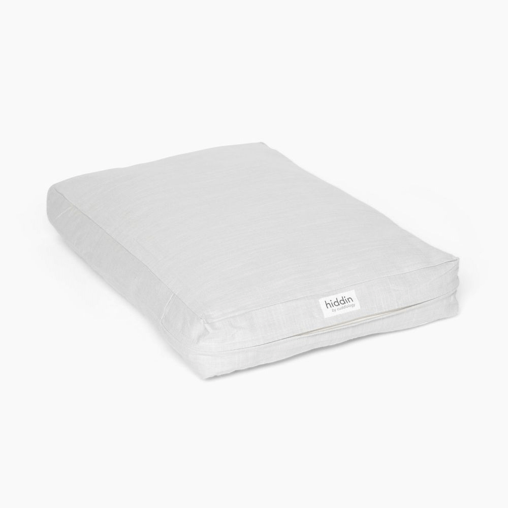 Hiddin Clear Acrylic Dog Crate – Large, Silver Latch