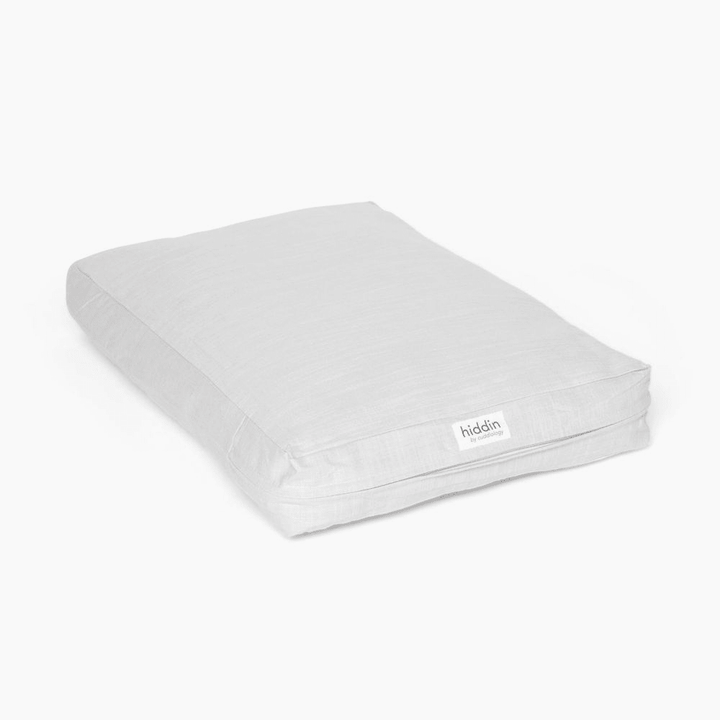 Hiddin Clear Acrylic Dog Crate – Large, Silver Latch