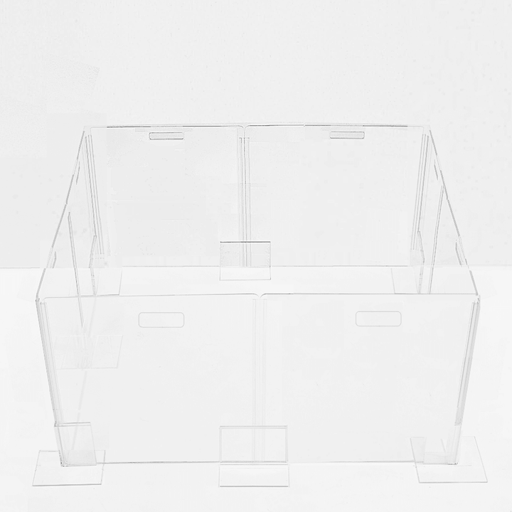 Hiddin Clear Acrylic Step-Over Pet Playpen – 24 in High