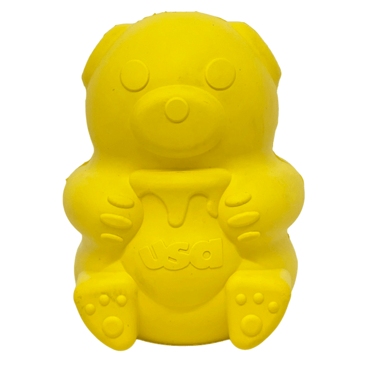 SodaPup Honey Bear rubber eDispenser treat toy