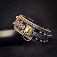 Charger l'image dans la visionneuse de la galerie, The Candy Dog Collar Black - Pet Collars & Harnesses from Bestia Dog Gear
