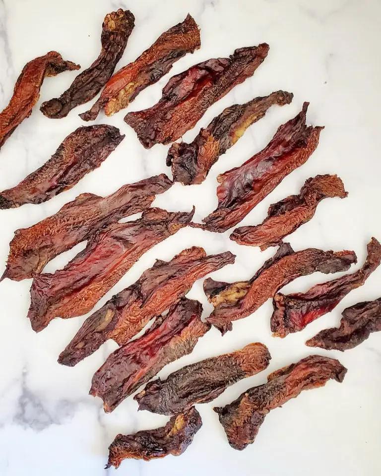 Beef Lips Thick Chews (fat-trimmed) - Naked Beasts small animal treats, 20+ dried strips