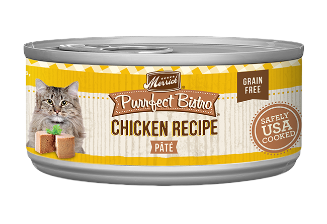 Merrick Purrfect Bistro Chicken Pate alternate package design
