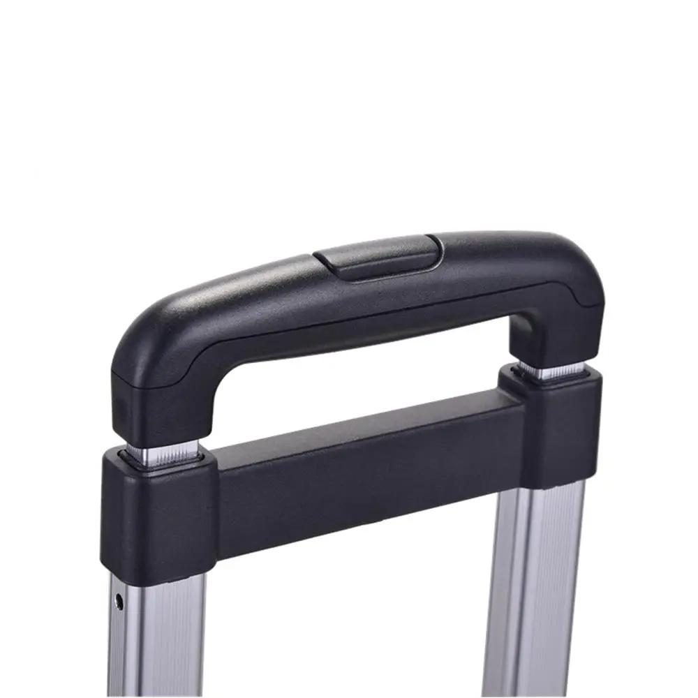 Mr. Peanut's Pet Carriers luggage cart wheelbase handle with black grip and aluminum rails