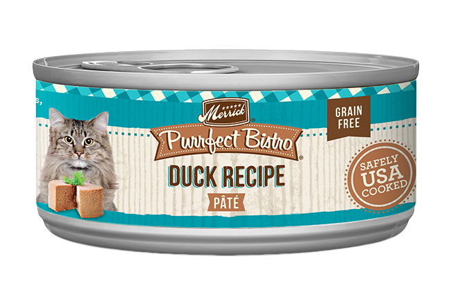 Merrick Purrfect Bistro Duck Pate alternate package design