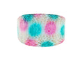 Bild in Galerie-Betrachter laden, Snake-print collar in turquoise, fuchsia and off-white, 4 inches wide, Allysa Payne Beverly Hills
