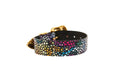 Charger l'image dans la visionneuse de la galerie, Luxury Pet Fashion Floral Mosaic Leather Collar Set by Allysa Payne Beverly Hills
