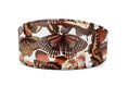 Gallery viewerに画像を読み込む, Butterfly Print Italian Leather 3" Wide Collar by Allysa Payne Beverly Hills
