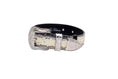 Load image into Gallery viewer, Off-White Snake Chain With Silver Swarovski Crystals 14-19 In by Allysa Payne Beverly Hills
