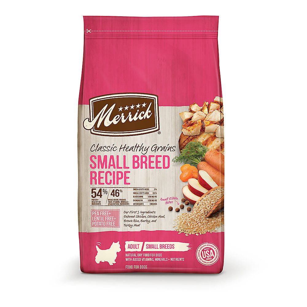 Merrick Classic Healthy Grains Small Breed earlier bag front