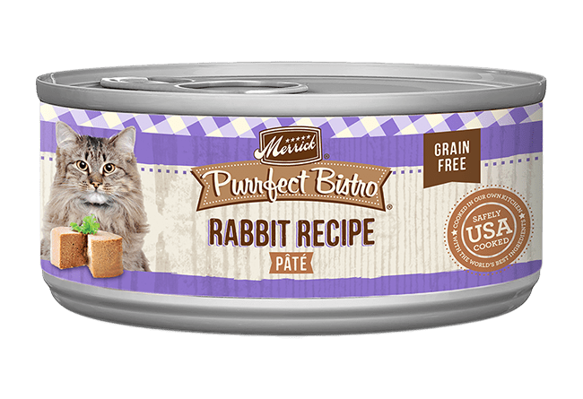Merrick Purrfect Bistro Rabbit Pate alternate package design