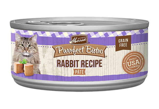 Merrick Purrfect Bistro Rabbit Pate alternate package design