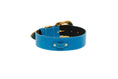 Bild in Galerie-Betrachter laden, Italian Leather Dog Collar By Luxe Pet With Gold Swarovski by Allysa Payne Beverly Hills
