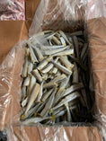 Load image into Gallery viewer, Smelt (wild-caught), Naked Beasts brand frozen fish pieces in a cardboard box
