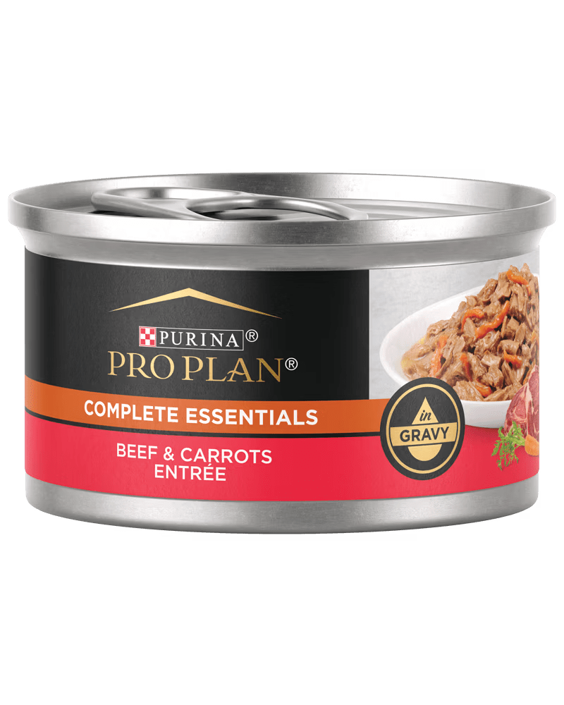 Pro Plan Complete Essentials Beef &amp; Carrots Entrée in Gravy Wet Cat Food (3oz)