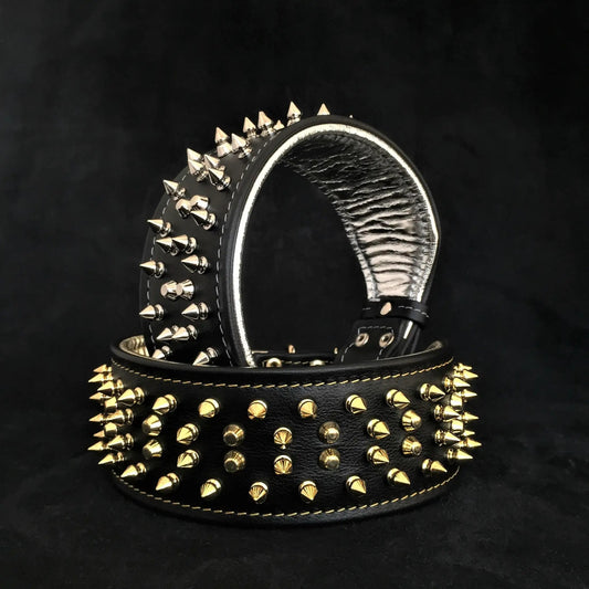 The "Crown" collar Black - Pet Collars & Harnesses from Bestia Dog Gear
