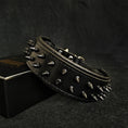 Load image into Gallery viewer, BLACK "Frenchie" collar - Pet Collars & Harnesses from Bestia Dog Gear
