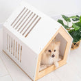 Cargar la imagen en la vista de la galería, Modern Eco Friendly Indoor Dog House Big Dogs Puppies Handmade by Enjoy The Wood
