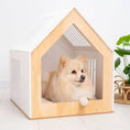 Cargar la imagen en la vista de la galería, Modern Eco Friendly Indoor Dog House Big Dogs Puppies Handmade by Enjoy The Wood
