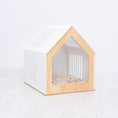 Cargar la imagen en la vista de la galería, Modern Eco Friendly Indoor Dog House Big Dogs Puppies Handmade by Enjoy The Wood
