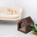 Cargar la imagen en la vista de la galería, Noble Nest Wooden Indoor Dog House Stylish Home Fit For Small Dogs by Enjoy The Wood
