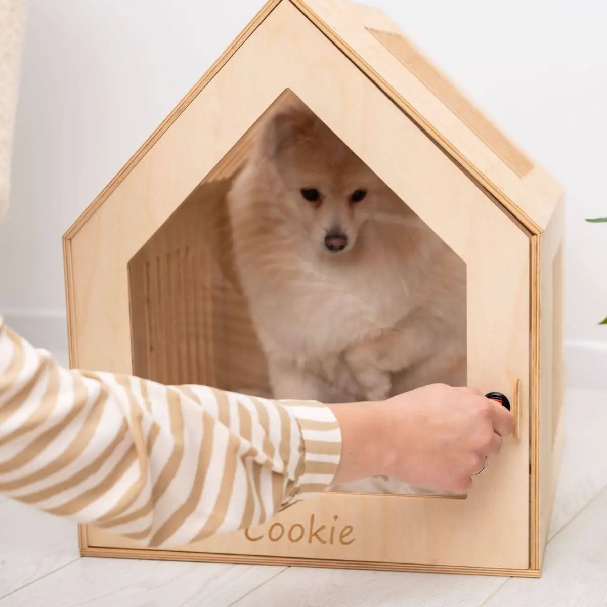 Noble Nest Wooden Indoor Dog House Stylish Home Fit For Small Dogs by Enjoy The Wood