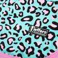 Cargar la imagen en la vista de la galería, Jeffers Expressions dog coat; turquoise with pink leopard print, 600D waterproof ripstop
